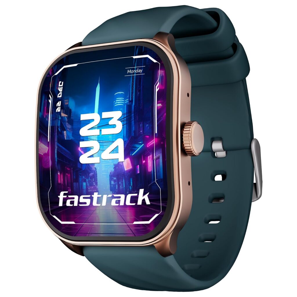 Fastrack FS1 Pro Smartwatch 1.96″ AMOLED Bluetooth Calling Nitrofast Charging Rs. 2995
