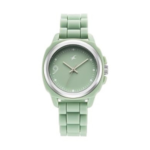 Fastrack Tees Hype Bounce Quartz Light Green Water Resistance Analog Men’s Watch