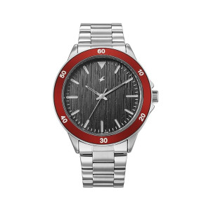 Fastrack Stunners X Quartz Analog Black Dial Watch for Men