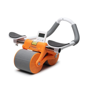 Fitness Mantra Automatic Rebound Abs Wheel with Knee Mat