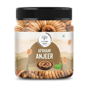 Flavour Foodie Afghani Anjeer 1KG Premium Soft Juicy Dried Figs