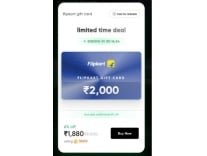 Flipkart Gift Card Discount 6% or 11% at Cred