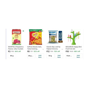 Flipkart Grocery Items Upto 94% Off