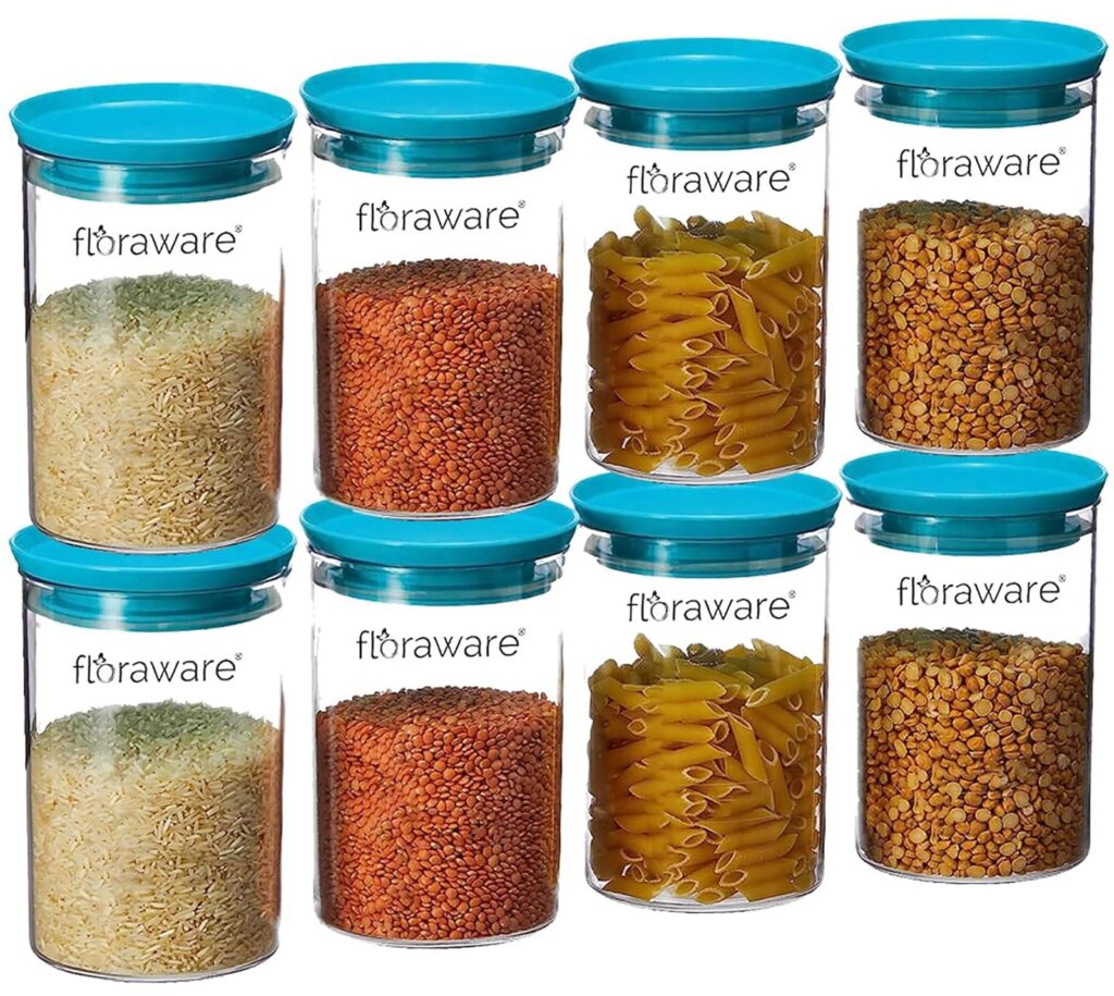 Floraware Air Tight Containers 8 Pack