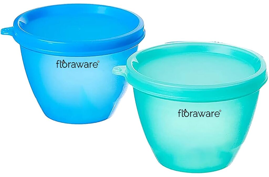 Floraware Round Containers 500 ml (2 Pieces) Rs. 102