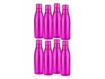 Floraware Water Bottle 1000ml (Pack of 8) Pink
