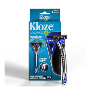 FOGG Kloze Advance 3 Shaving Razor For Men With 3 Blades