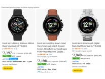 Fossil Smartwatches Up to 70% Off + Extra Savings at Amazon