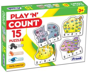 Deal Frank Play ‘n’ Count Jigsaw Puzzles for Kids 45 Pcs Rs. 127