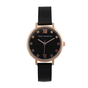 French Connection Grace Round Analog Watch for Women