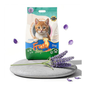 Fresh Step CalmAura Lavender Cat Litter 5kg Dust-Free