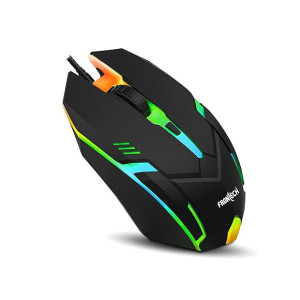 FRONTECH Wired USB Gaming Mouse with RGB Light and 1500 DPI