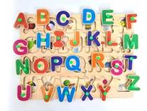 Deal GAMLOID Capital Alphabets Puzzle Toy for Kids Multicolor Rs. 135