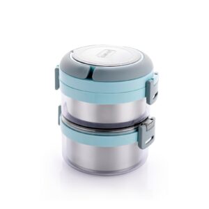 Ganesh Stainless Steel Lunch Box 750ml Green