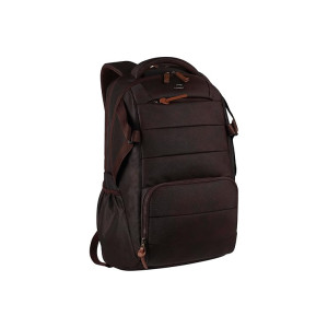 Gear Aspire 3 19″/35L Faux Leather Large Water Resistant 5 Compartment Laptop & Travel Backpack