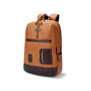 Gear Classic 6 18″/31L Antitheft Faux Leather Water Resistant Laptop Backpack