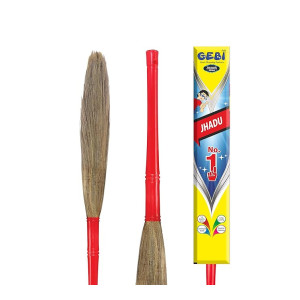 Gebi Jhadu No. 1 Durable & Flexible Broom with Strong Grip