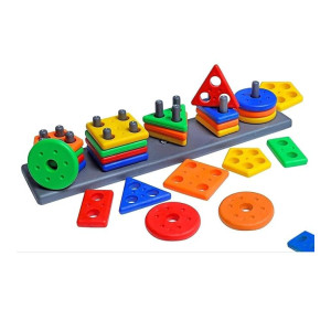 Geometric Shape Stacker Rectangle at Rs131 | Amazon Deal