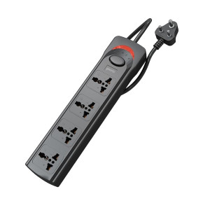 Geonix PowerSpan S4 Extension Board with 4 Universal Sockets, 3mtr Cable