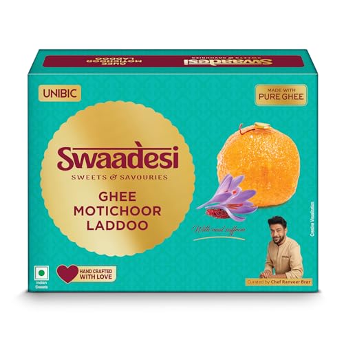 Unibic Swaadesi Ghee Mothichoor Laddoo Fasting Special Deal Rs. 99 Amazon