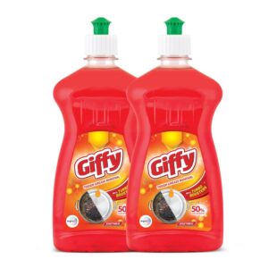 Giffy Dishwash Gel 500ml (Pack of 2)