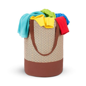 GLUN Round Printed Foldable Waterproof 45 Liter Laundry & Storage Bag