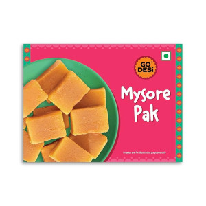 GO DESi Mysore Pak Made with Desi Ghee