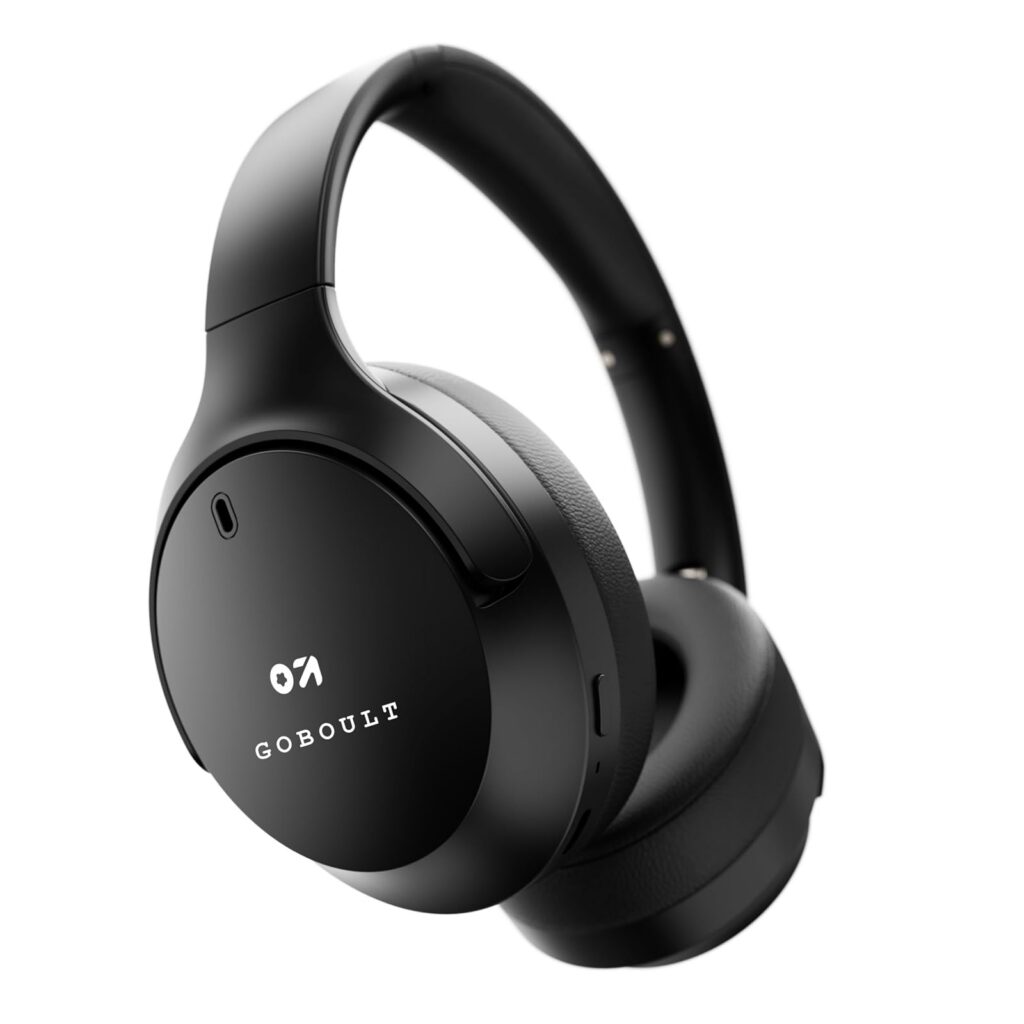 GOBOULT Q Over Ear Bluetooth Headphones 70H Playtime for Rs. 1499