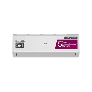 Godrej 1.5 Ton 3 Star AI Powered 5-In-1 Convertible Split AC