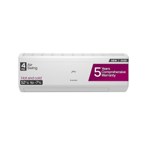 Godrej 1.5 Ton 3 Star Hot & Cold Inverter AC with 5 Years Warranty
