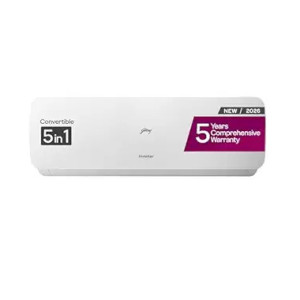 Godrej 1.5 Ton 3 Star Inverter Split AC (AI Powered, 5-in-1 Convertible, 5 Yrs Warranty)