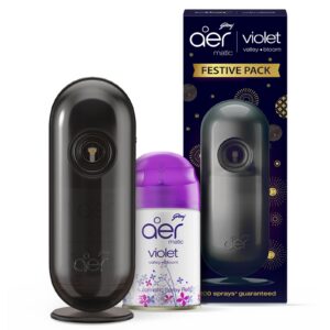 Godrej Aer Matic Kit: Automatic Room Freshener with Violet Valley Bloom