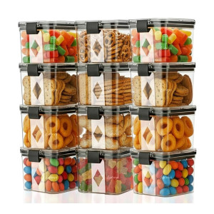 GOLWYN Kitchen Storage Container Set Air Tight 500ml (Set of 12)