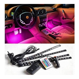 Gomechanic Atmosphere Lights LED Strip Kit with Sound Active Function & Wireless Remote