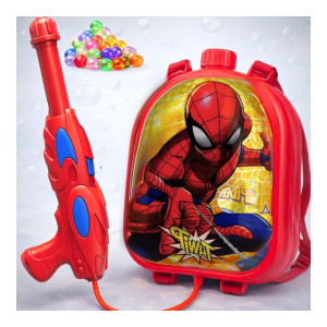 GRAPHENE 3.1L Holi Pichkari Water Gun with Back Holding Tank & 100 Balloons