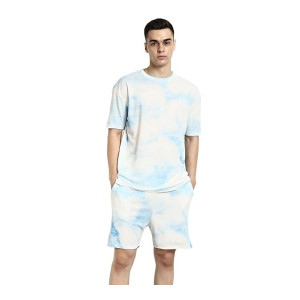 GRECIILOOKS Unisex Spandex Printed Tie Dye Pajama Set