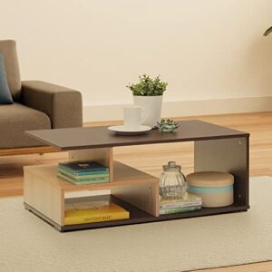 Green Soul Allure Coffee Table Gold Cherry Suede Finish Rs. 3190