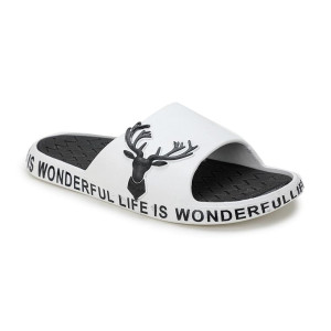 Greentech Solid Casual Flip Flop Sliders For Men