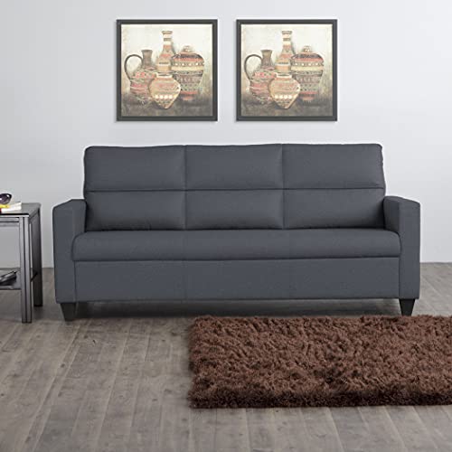 Home Centre Helios Clary Solid 3 Seater Sofa Grey Rs. 3790