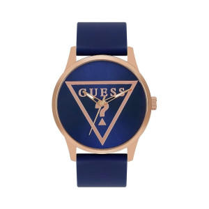 Guess Silicone Analog Blue Dial Men’s Watch