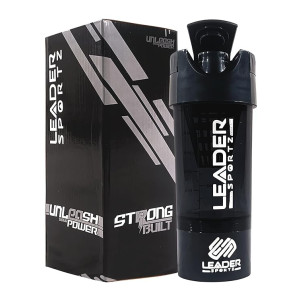Gym Shaker Pro Cyclone Bottle 500ml – Leakproof, BPA Free with Extra Compartment
