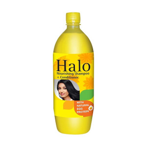Halo Shampoo & Conditioner with Natural Egg Protein for Soft and Silky Hair – 875ml