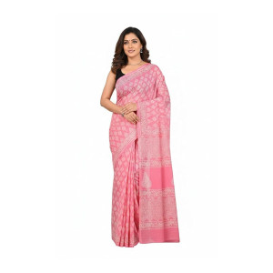 Mulmul Cotton Printed Saree at Rs250 | Amazon Deal