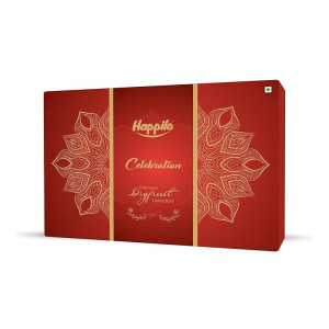 Happilo Dry Fruit Celebration Gift Box 147g (Almond, Cashew, Green Raisin)