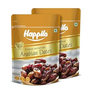 Happilo Premium Arabian Dates (Pack of 2)