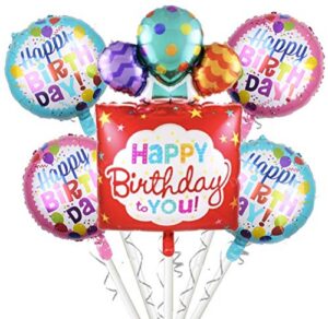 Happy Birthday Foil Balloon Pack of 5