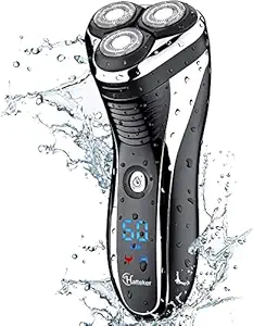 Hatteker Men’s Electric Shaver Cordless Rotary Wet & Dry