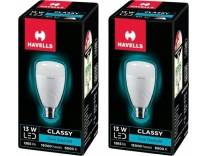 Havells 13W LED Bulb (Pack of 2) for Rs 231