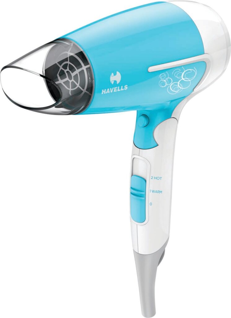 Havells Hair Dryer 1200W 3 Heat Settings Cool Shot Rs. 798