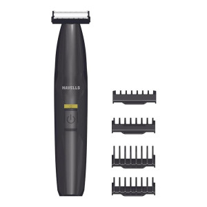 Havells ST8000 Shimmer Plus 5-in-1 Dual-Blade Shaver & Trimmer with 4 Trimming Combs
